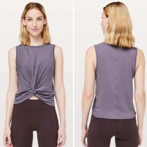 Lululemon Twist Tie Front Crescent Tank